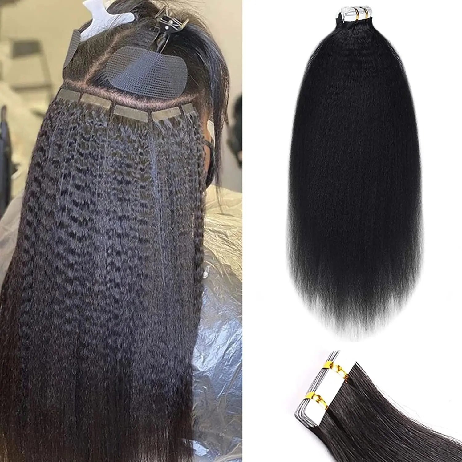 Textured Tape-In Hair: The Ultimate Solution for Beautiful, Natural-Looking Hair - HookedOnBundles Virgin Hair HookedOnBundles Virgin Hair