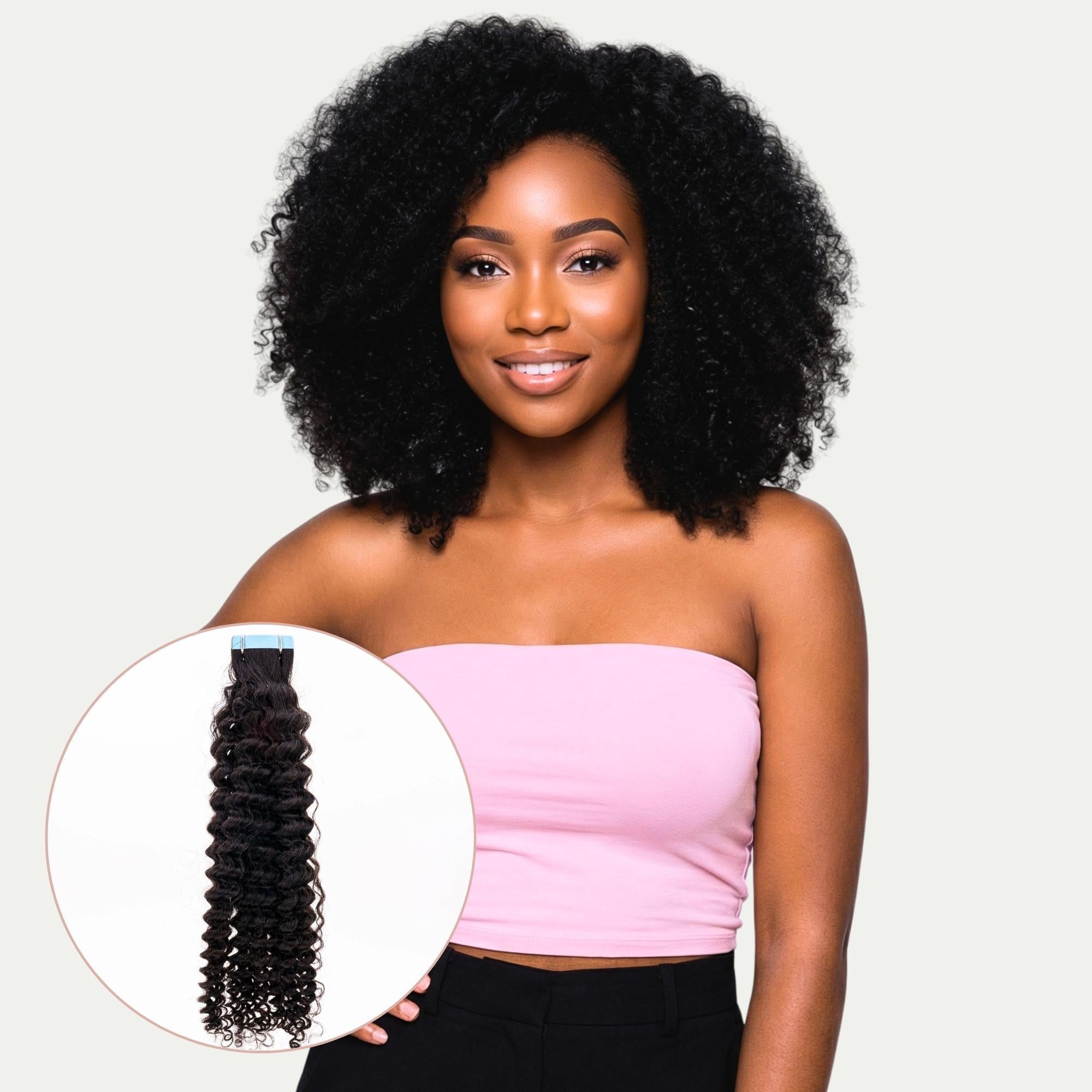 Textured Tape-In Hair Extensions - HookedOnBundles Virgin Hair HookedOnBundles Virgin Hair