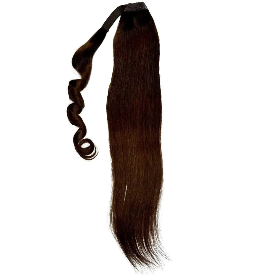 Dark Brown Ponytail HookedOnBundles Virgin Hair