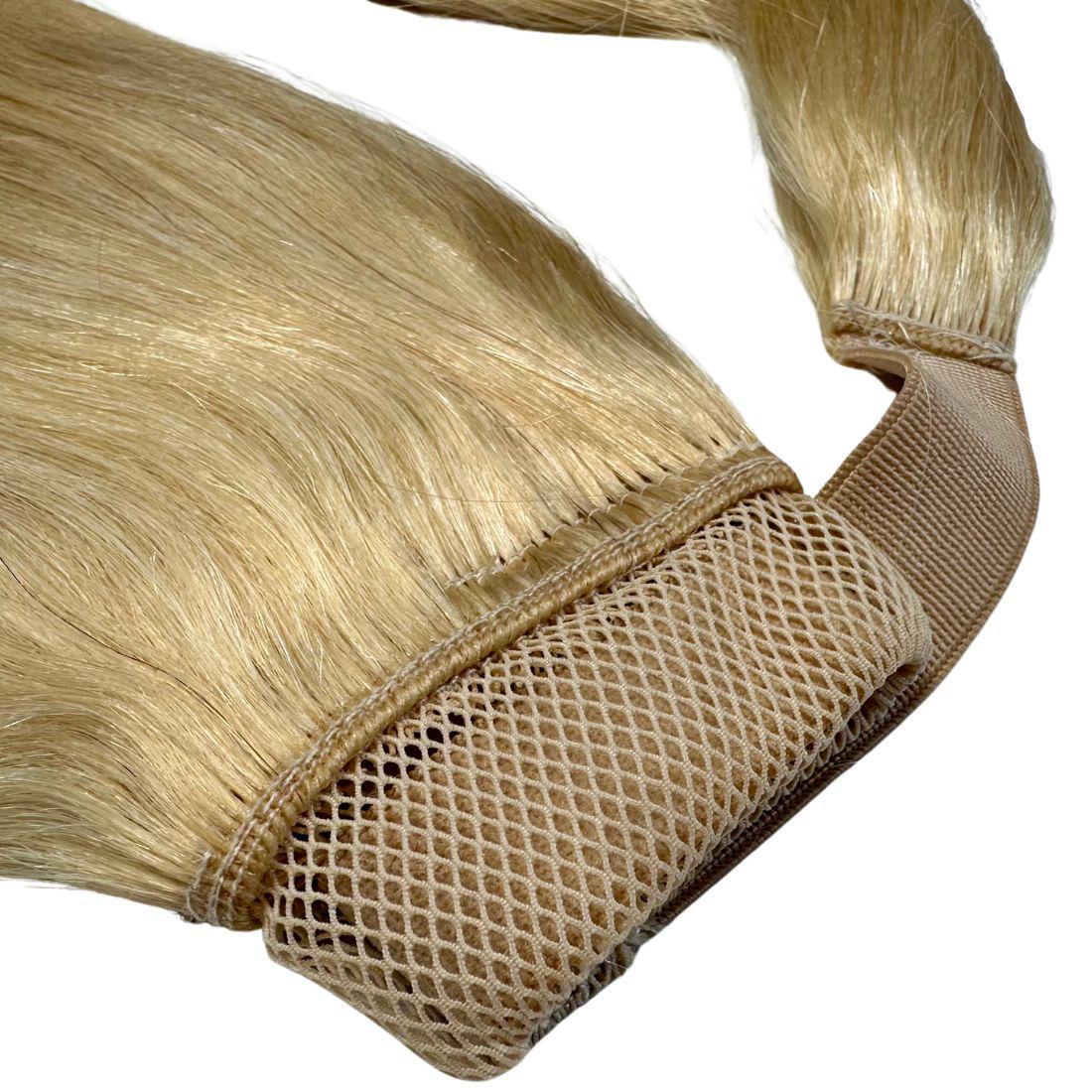 20" Bleach Blonde 100% Human Hair Ponytail Extension - HookedOnBundles Virgin Hair HookedOnBundles Virgin Hair