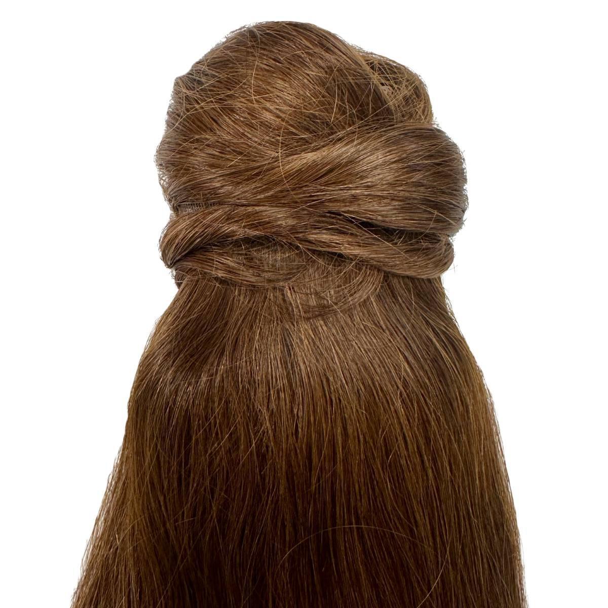 20" Dark Brown 100% Human Hair Ponytail Extension - HookedOnBundles Virgin Hair HookedOnBundles Virgin Hair