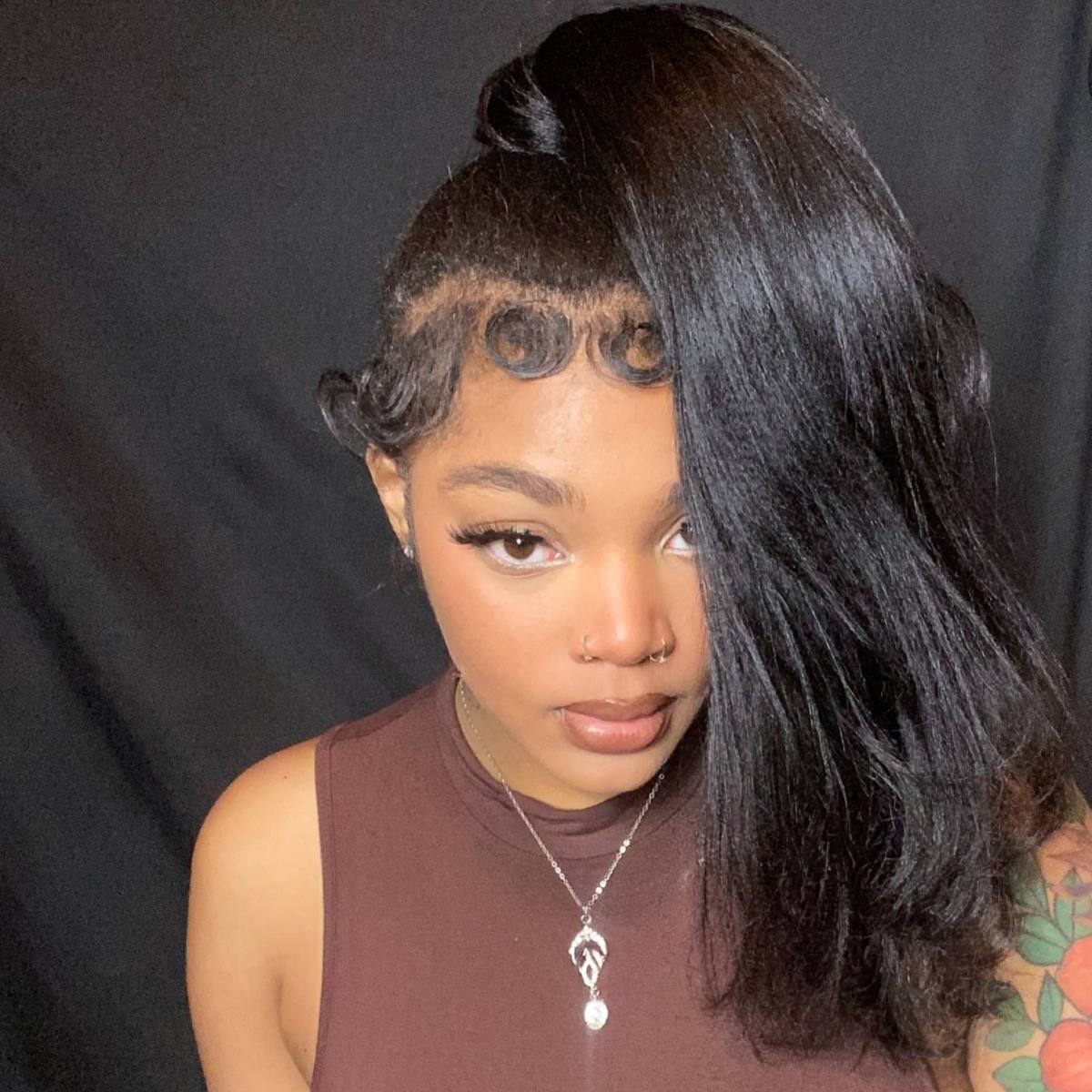 20" Natural Black 100% Human Hair Ponytail Extension - HookedOnBundles Virgin Hair HookedOnBundles Virgin Hair