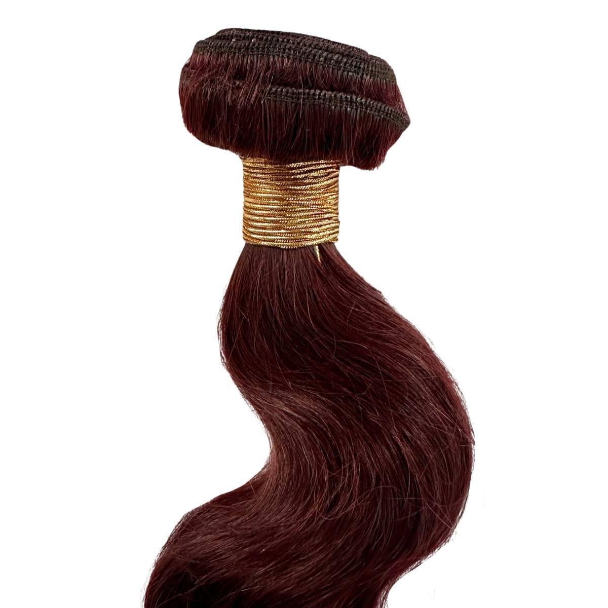 Burgundy Body Wave Bundle Deals HookedOnBundles Virgin Hair