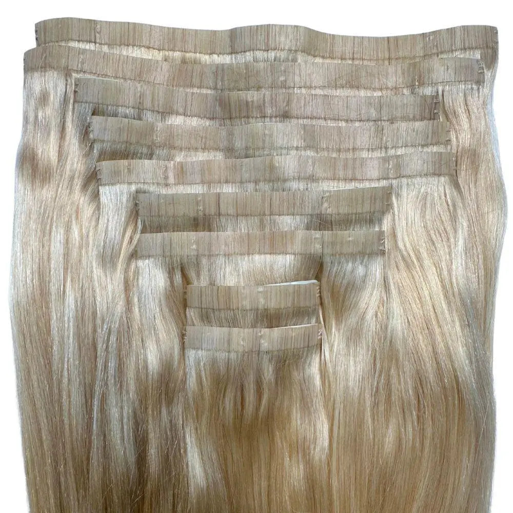 Blonde Seamless Clip-In HookedOnBundles Virgin Hair