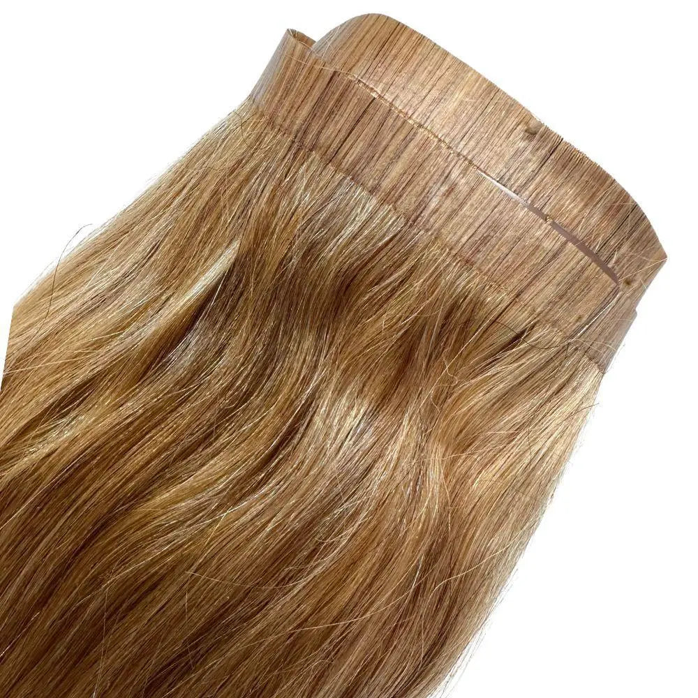 Honey Blonde Seamless Clip-In HookedOnBundles Virgin Hair