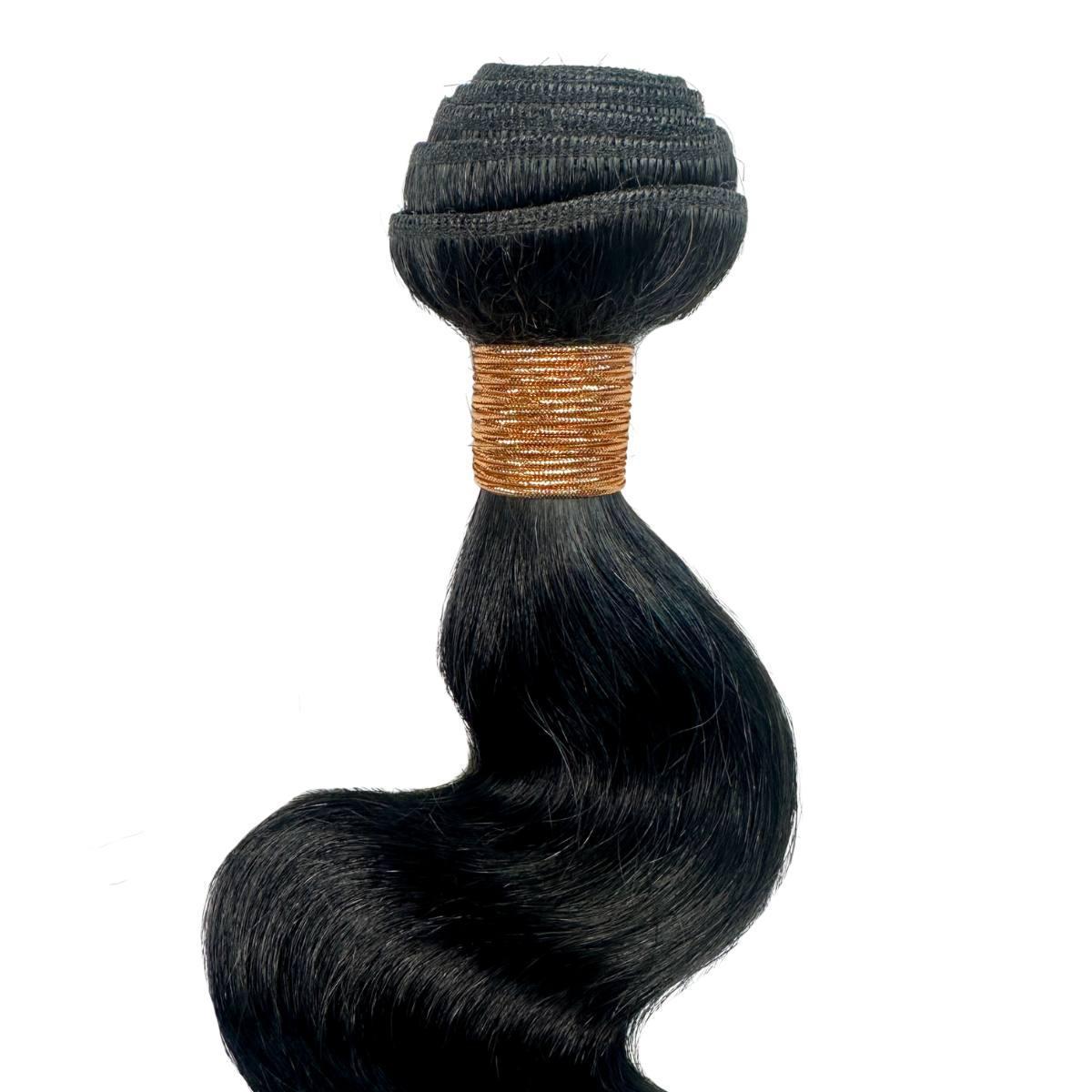 Jet Black Body Wave Bundle Deals HookedOnBundles Virgin Hair
