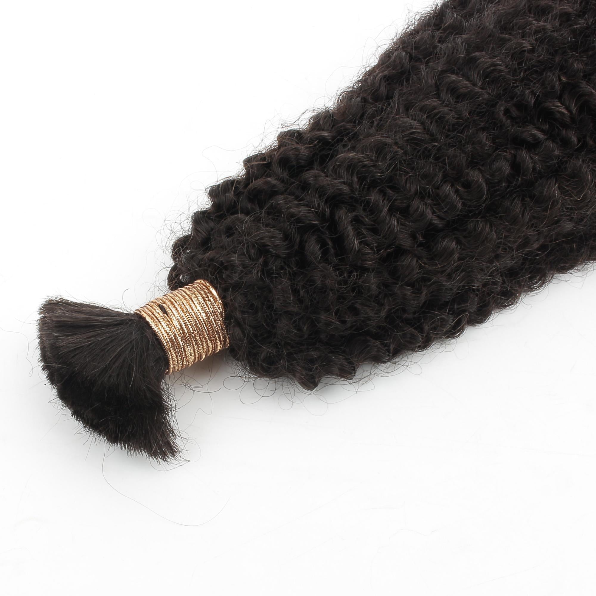 Afro Kinky Bulk 100% Human Braiding Hair HookedOnBundles Virgin Hair