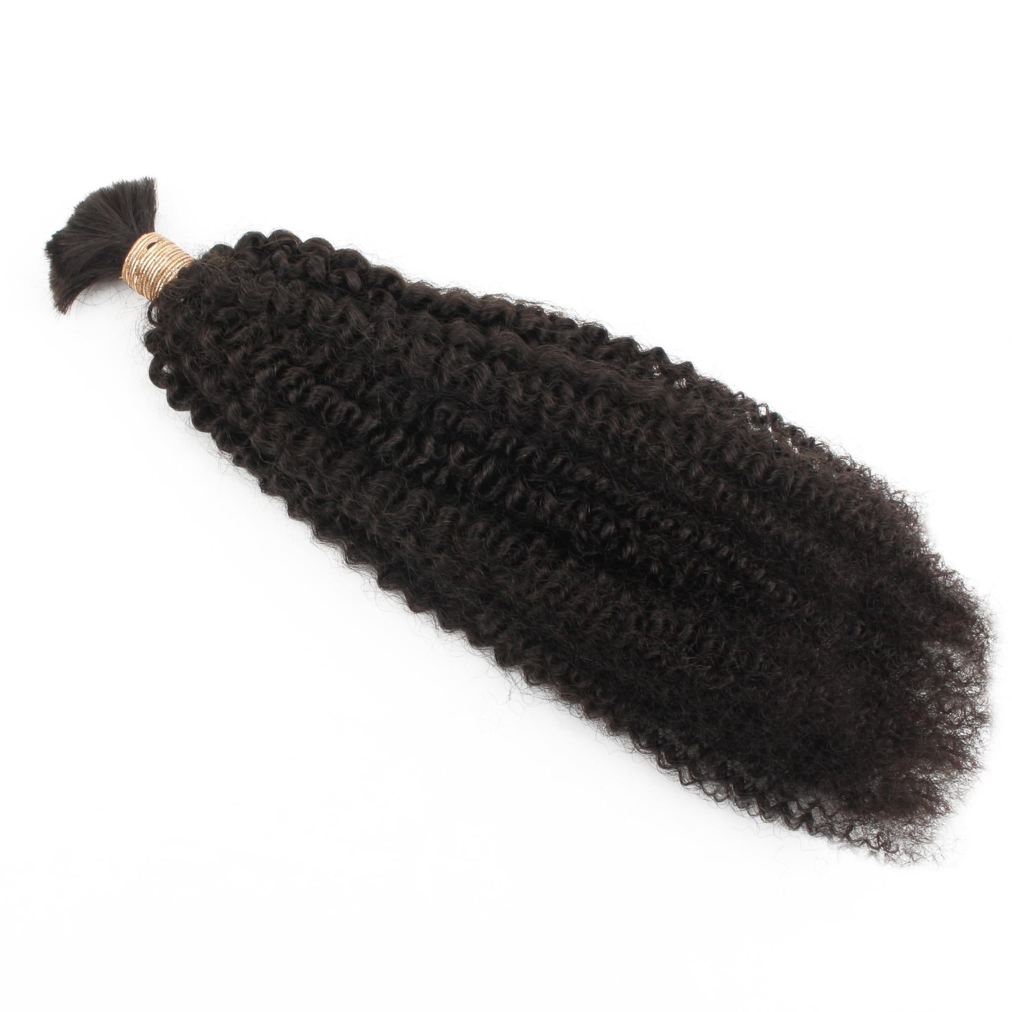 Afro Kinky Bulk 100% Human Braiding Hair HookedOnBundles Virgin Hair