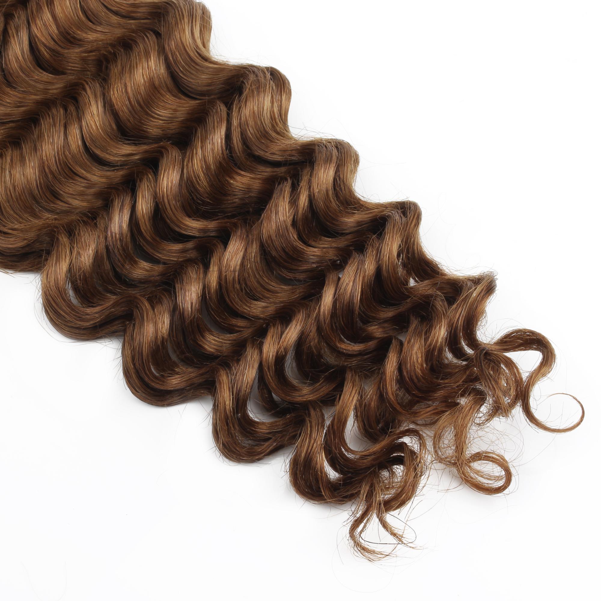 Auburn Deep Wave Bulk 100% Human Braiding Hair HookedOnBundles Virgin Hair
