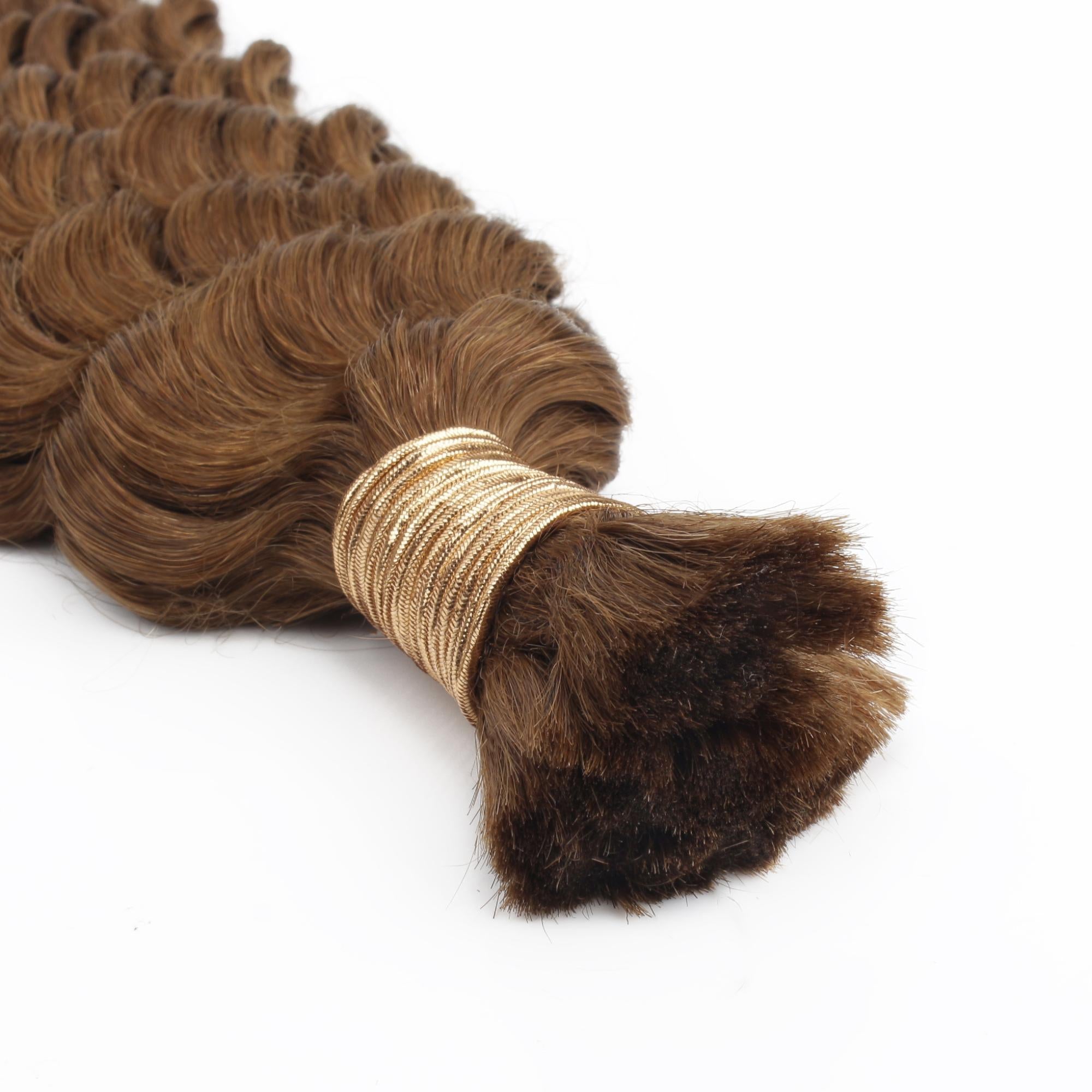 Auburn Deep Wave Bulk 100% Human Braiding Hair HookedOnBundles Virgin Hair