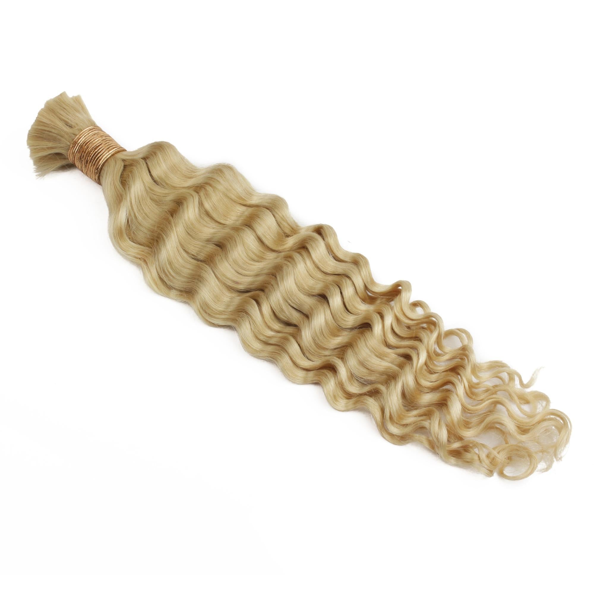 Blonde Deep Wave Bulk 100% Human Braiding Hair HookedOnBundles Virgin Hair