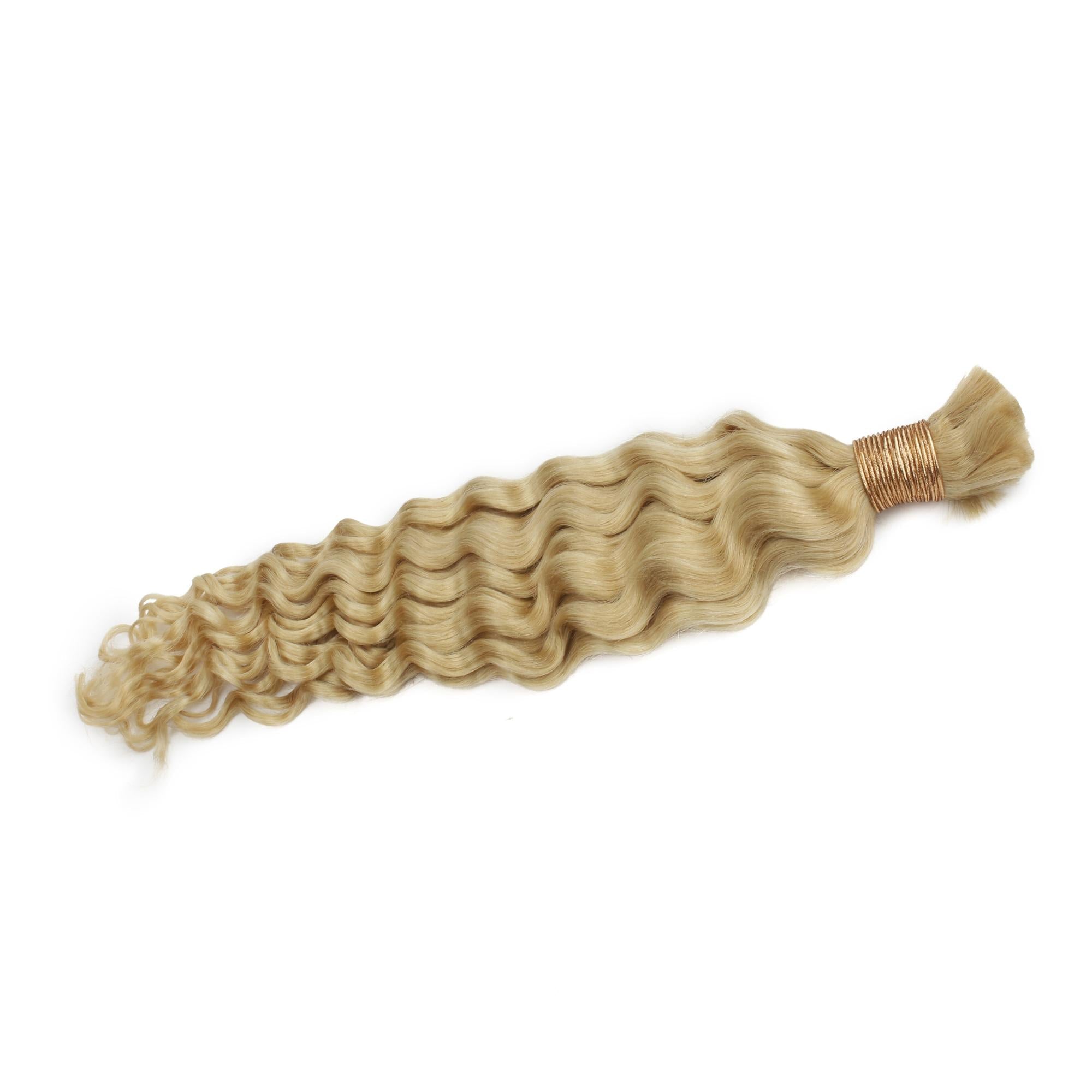 Blonde Deep Wave Bulk 100% Human Braiding Hair HookedOnBundles Virgin Hair