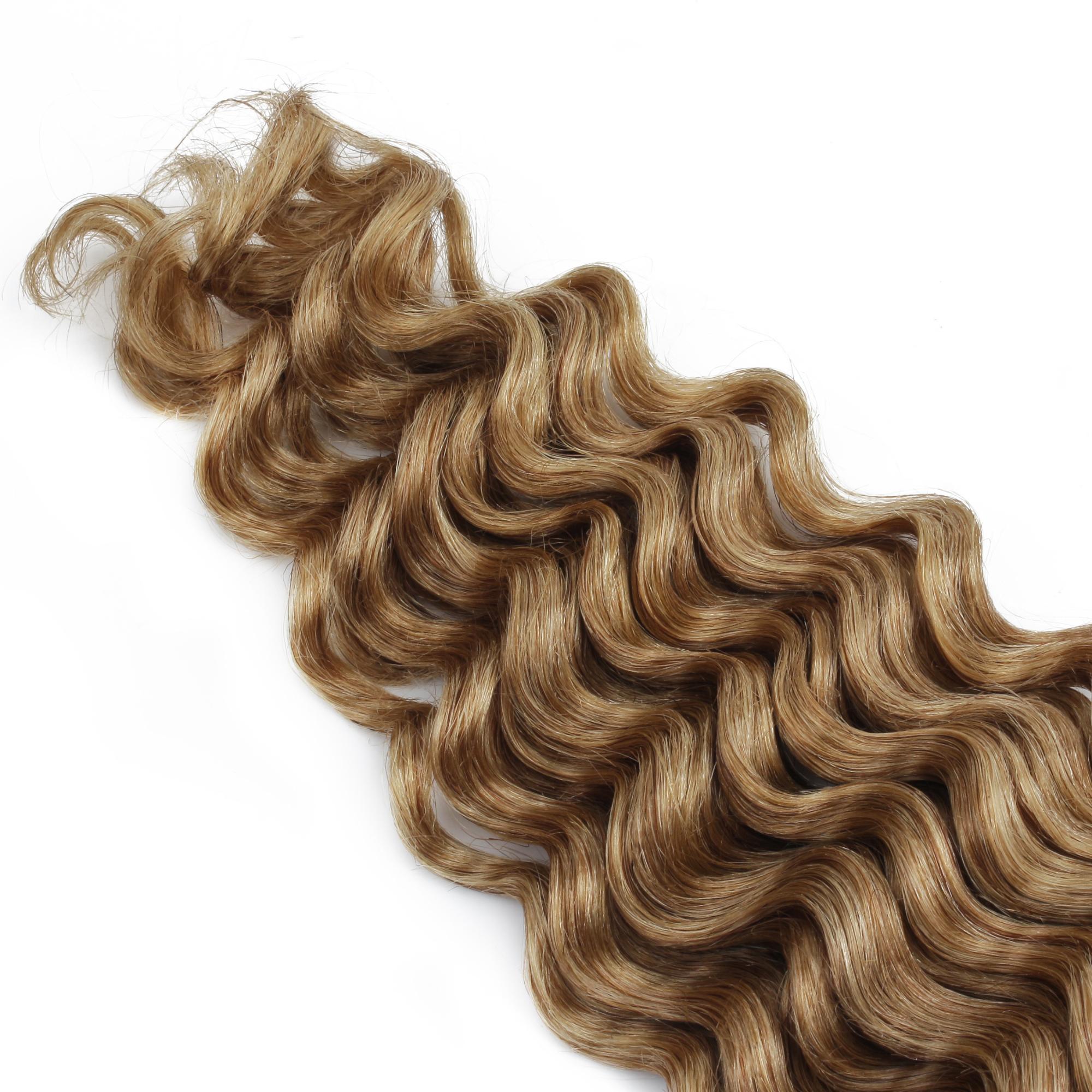 Honey Blonde Deep Wave 27 Bulk 100% Human Braiding Hair HookedOnBundles Virgin Hair