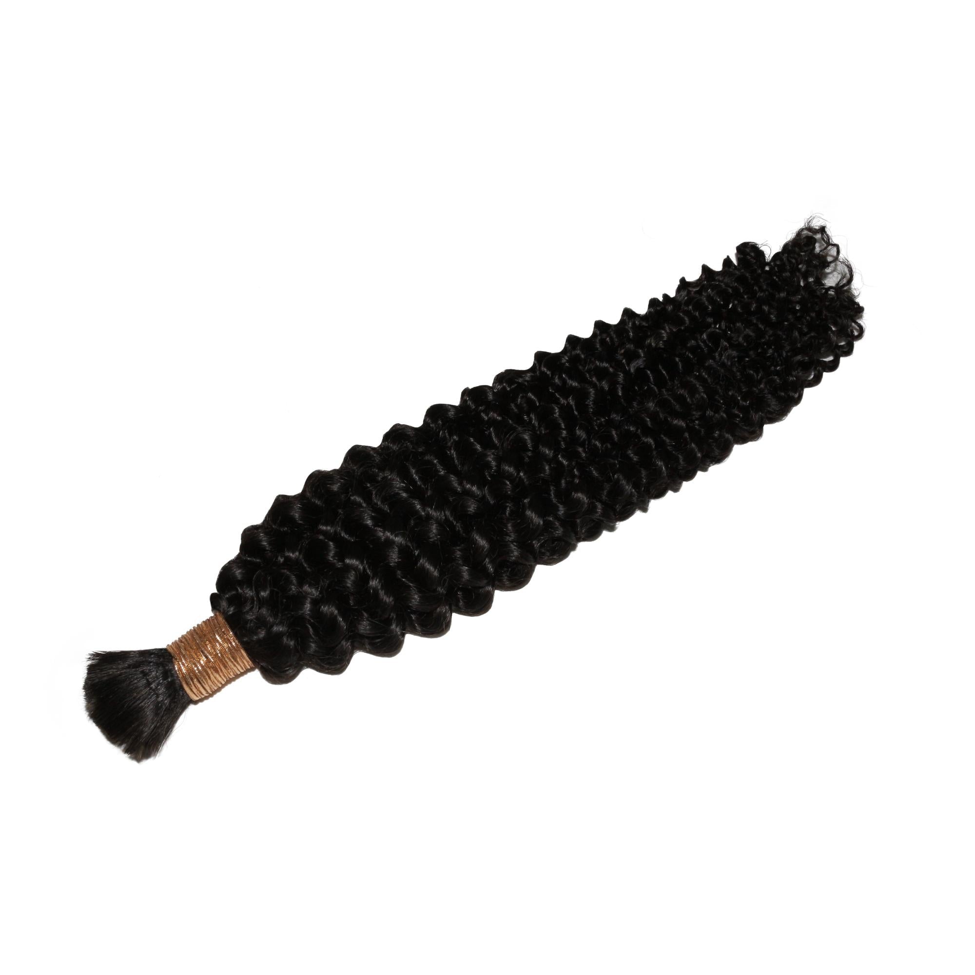 Kinky Curly Bulk 100% Human Braiding Hair HookedOnBundles Virgin Hair