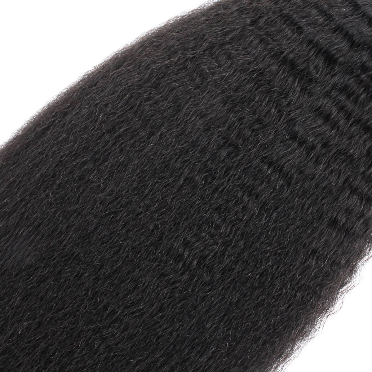 Kinky Straight Bulk 100% Human Braiding Hair HookedOnBundles Virgin Hair