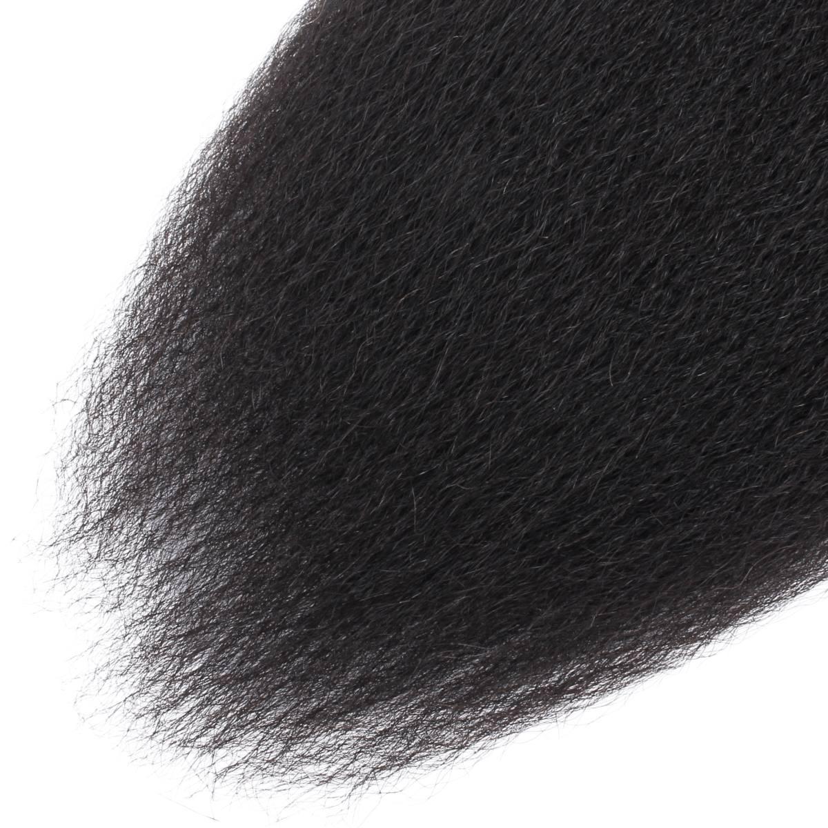 Kinky Straight Bulk 100% Human Braiding Hair HookedOnBundles Virgin Hair