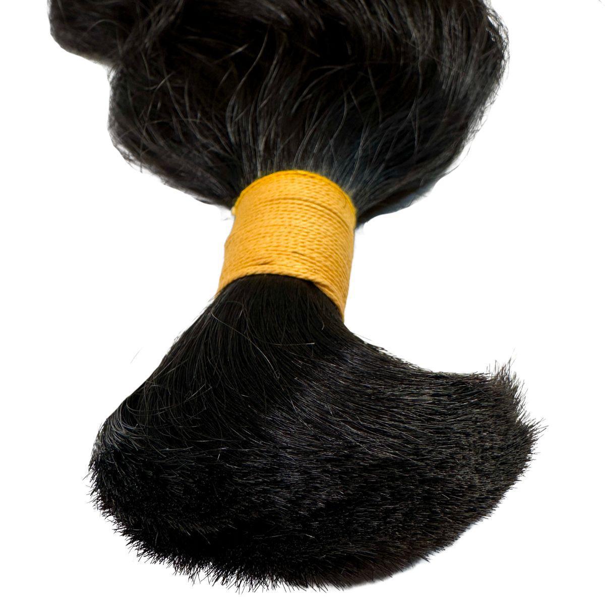 Raw Indian Curly Bulk 100% Human Braiding Hair HookedOnBundles Virgin Hair