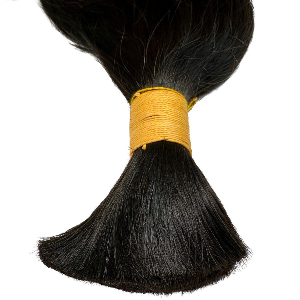 Raw Indian Wavy Bulk 100% Human Braiding Hair HookedOnBundles Virgin Hair