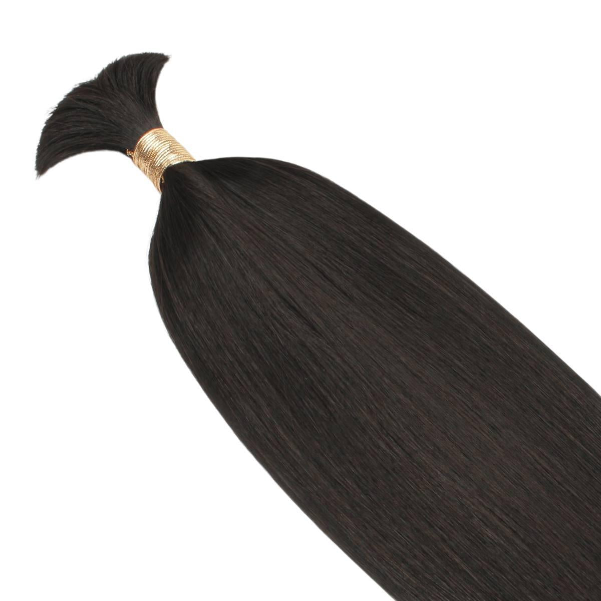 Straight Bulk 100% Human Braiding Hair HookedOnBundles Virgin Hair