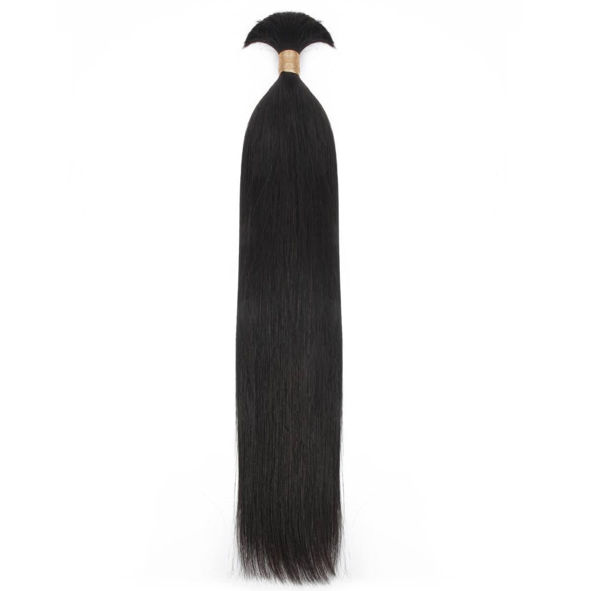Straight Bulk 100% Human Braiding Hair HookedOnBundles Virgin Hair