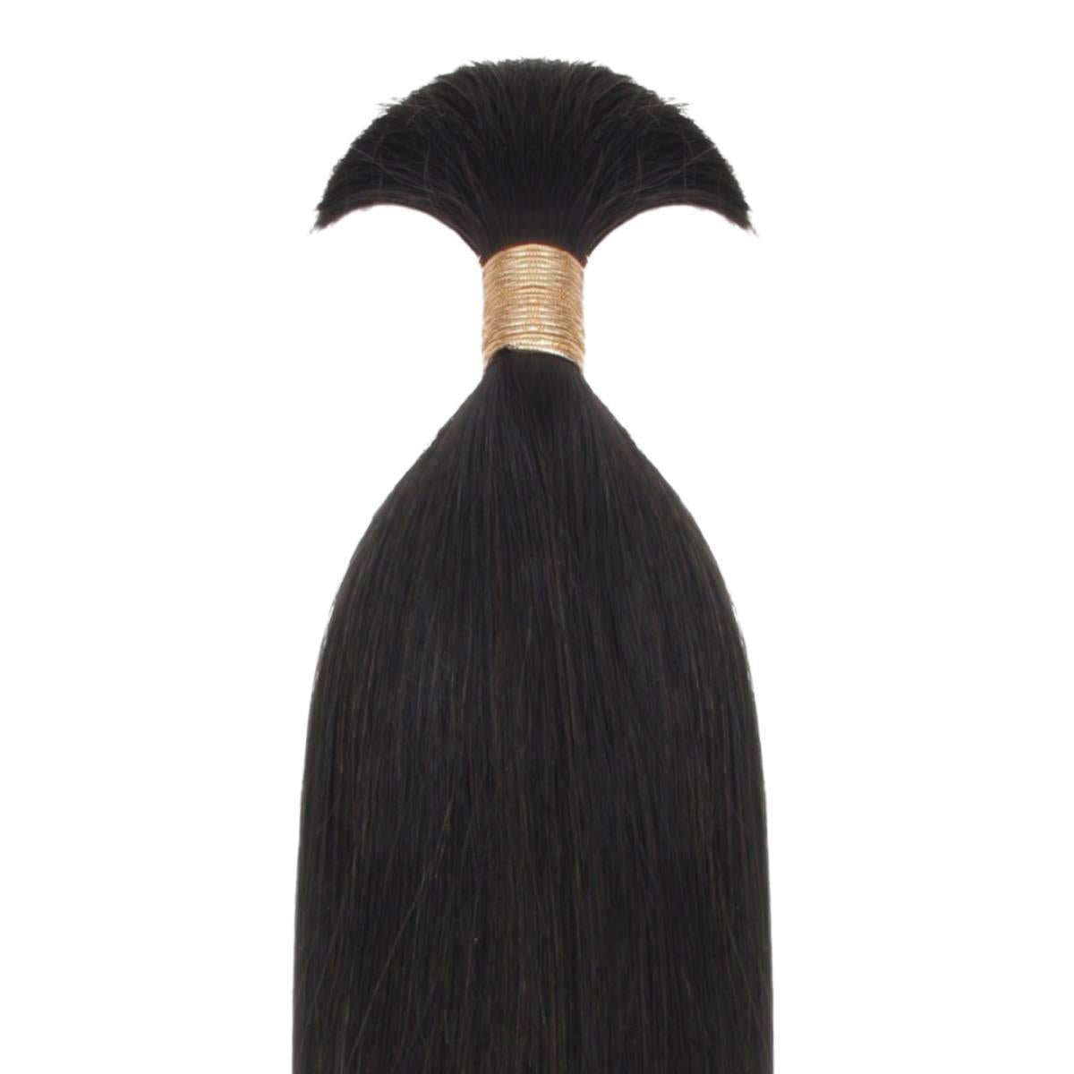 Straight Bulk 100% Human Braiding Hair HookedOnBundles Virgin Hair