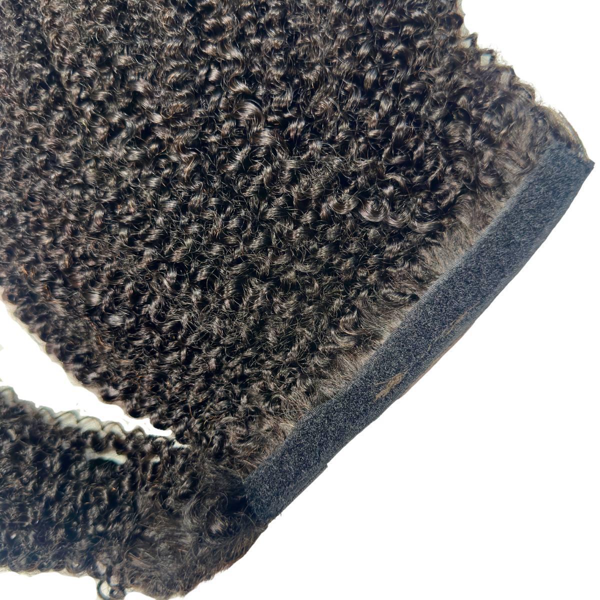 Afro Kinky Curly 100% Human Hair Ponytail Extension - HookedOnBundles Virgin Hair HookedOnBundles Virgin Hair