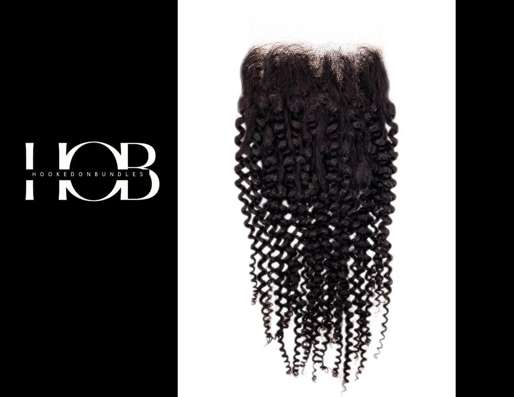 Afro Kinky Curly Closure - HookedOnBundles Virgin Hair HookedOnBundles Virgin Hair