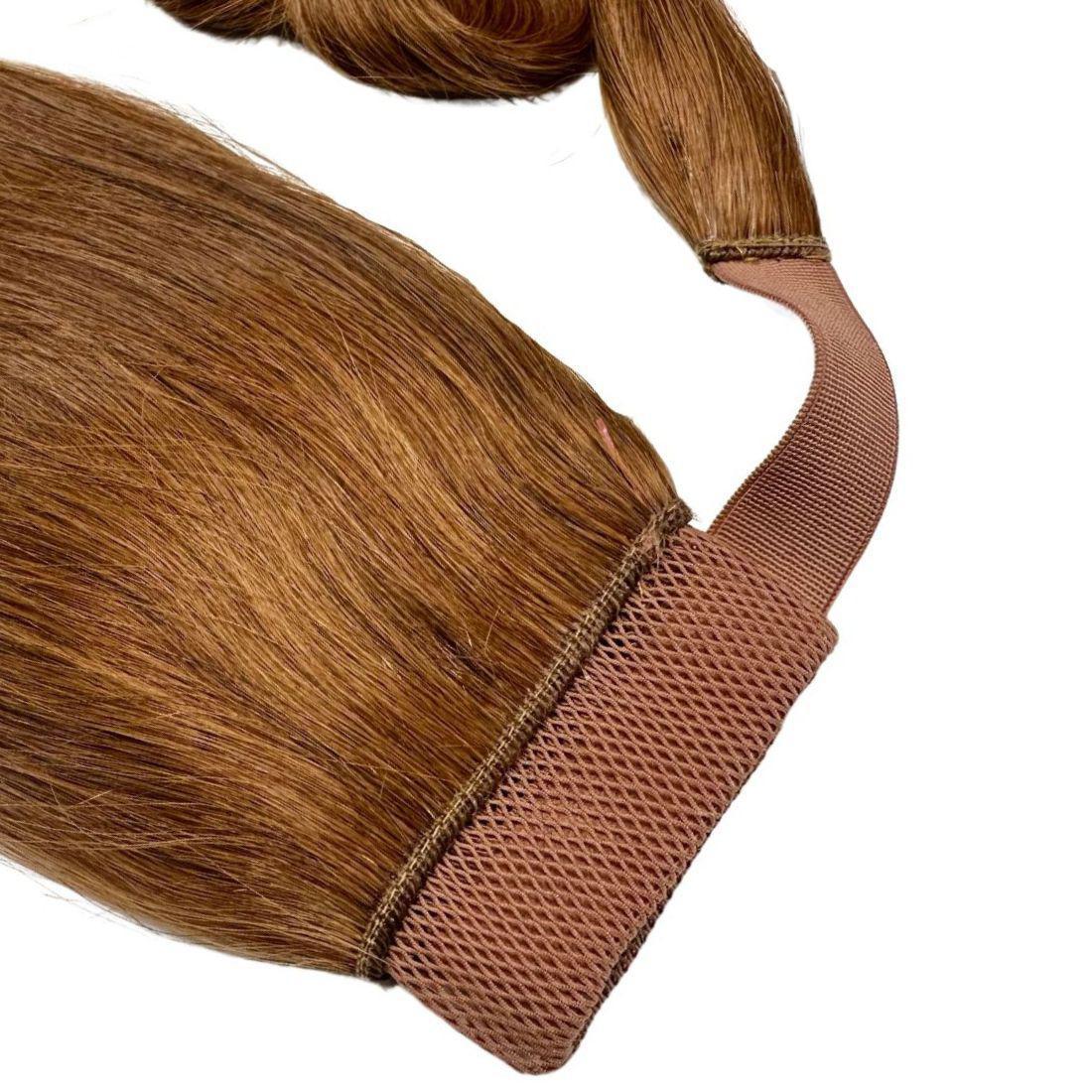 Auburn 100% Human Hair Ponytail Extension - HookedOnBundles Virgin Hair HookedOnBundles Virgin Hair