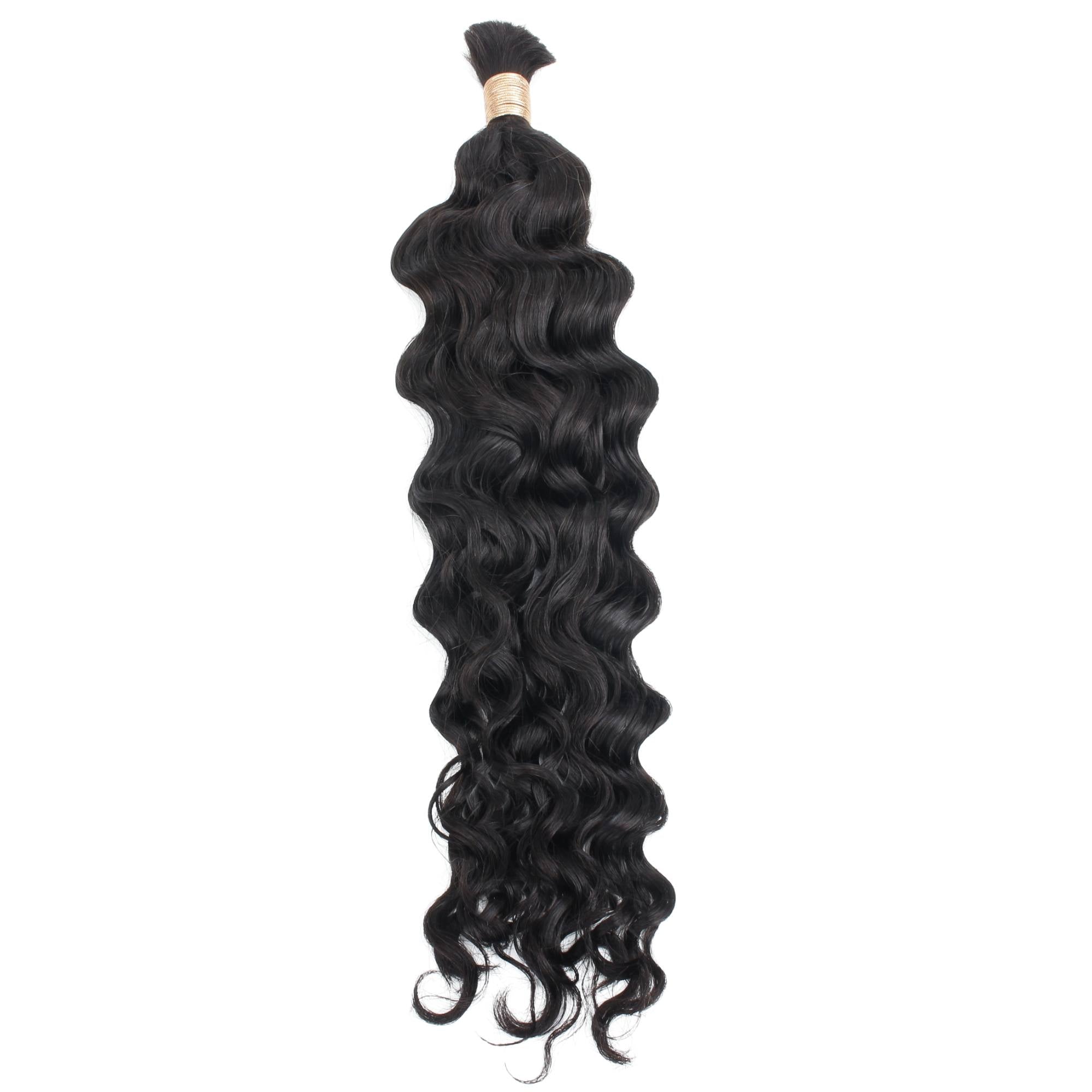Beach Wave Bulk 100% Human Braiding Hair HookedOnBundles Virgin Hair
