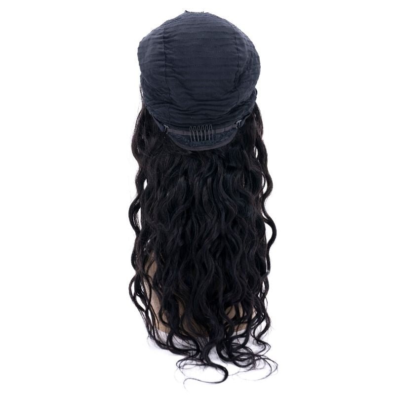 Beach Wave U Part 100% Human Hair Wig HookedOnBundles Virgin Hair