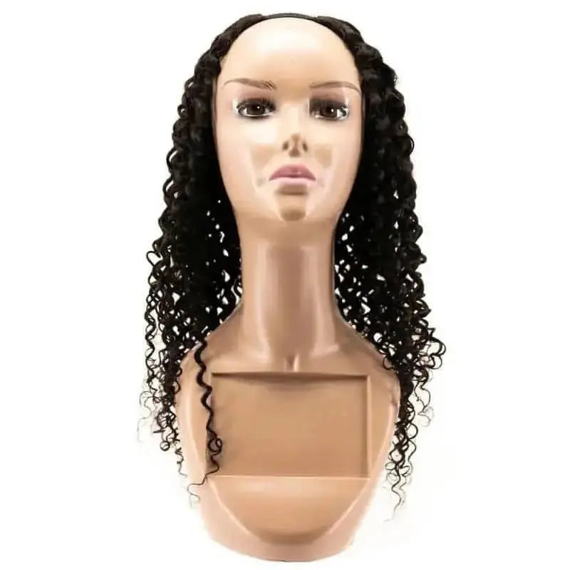 Brazilian Kinky Curly U-Part Wig ~ 100% Human Hair - HookedOnBundles Virgin Hair HookedOnBundles Virgin Hair