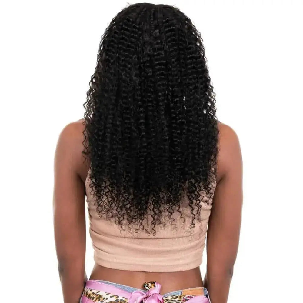 Brazilian Kinky Curly U-Part Wig ~ 100% Human Hair - HookedOnBundles Virgin Hair HookedOnBundles Virgin Hair