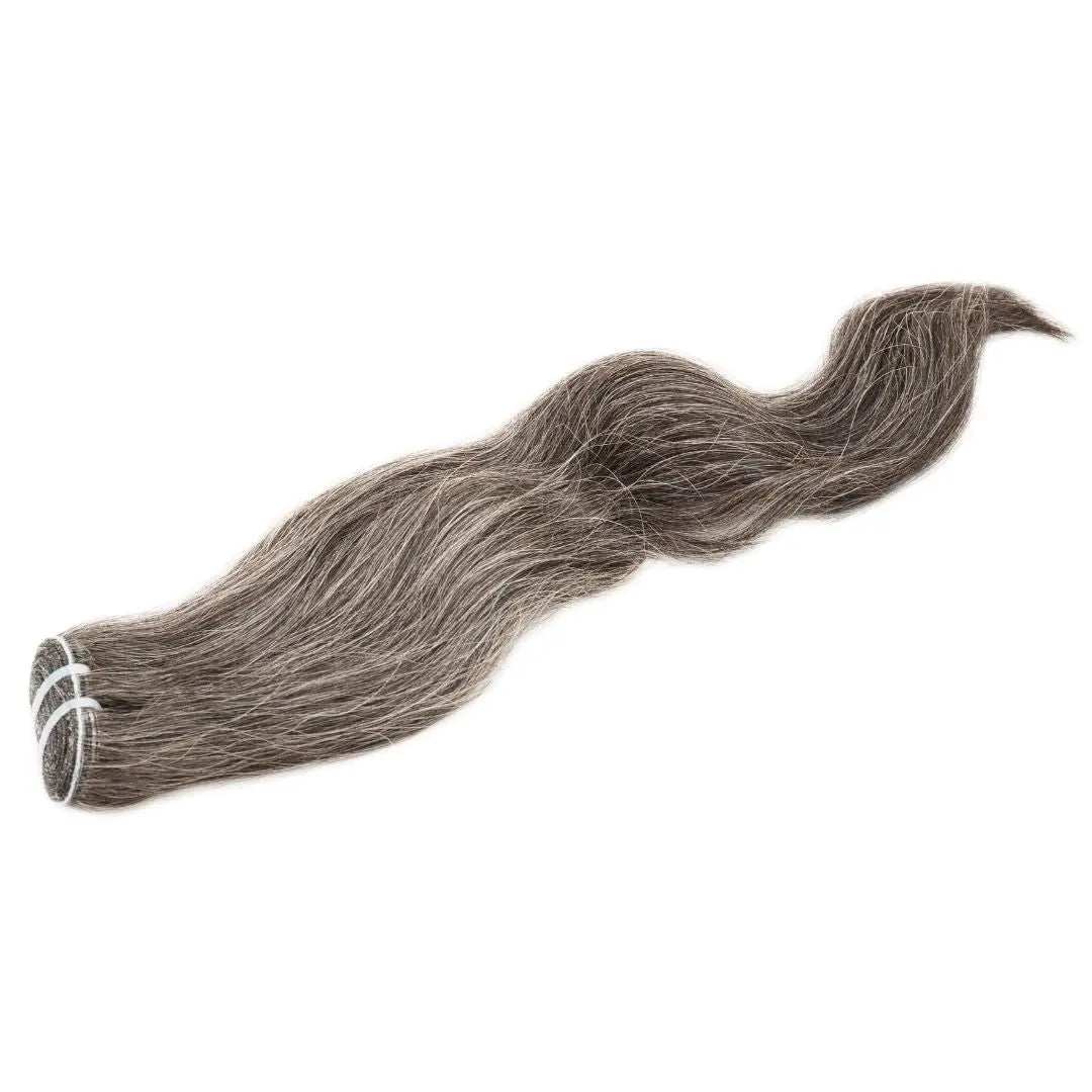 Vietnamese Natural Gray Hair Extensions HookedOnBundles Virgin Hair