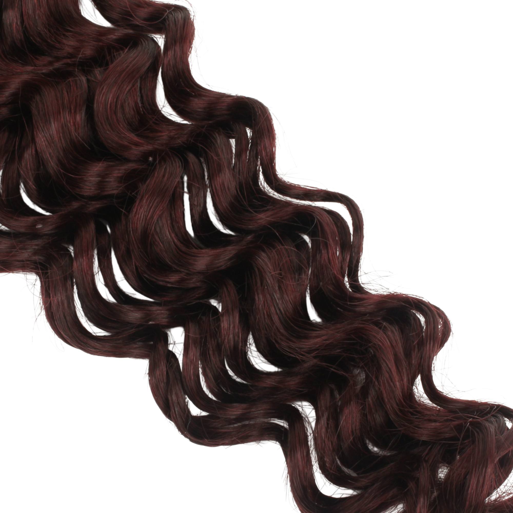 Burgundy Deep Wave Color 99J Bulk 100% Human Braiding Hair HookedOnBundles Virgin Hair
