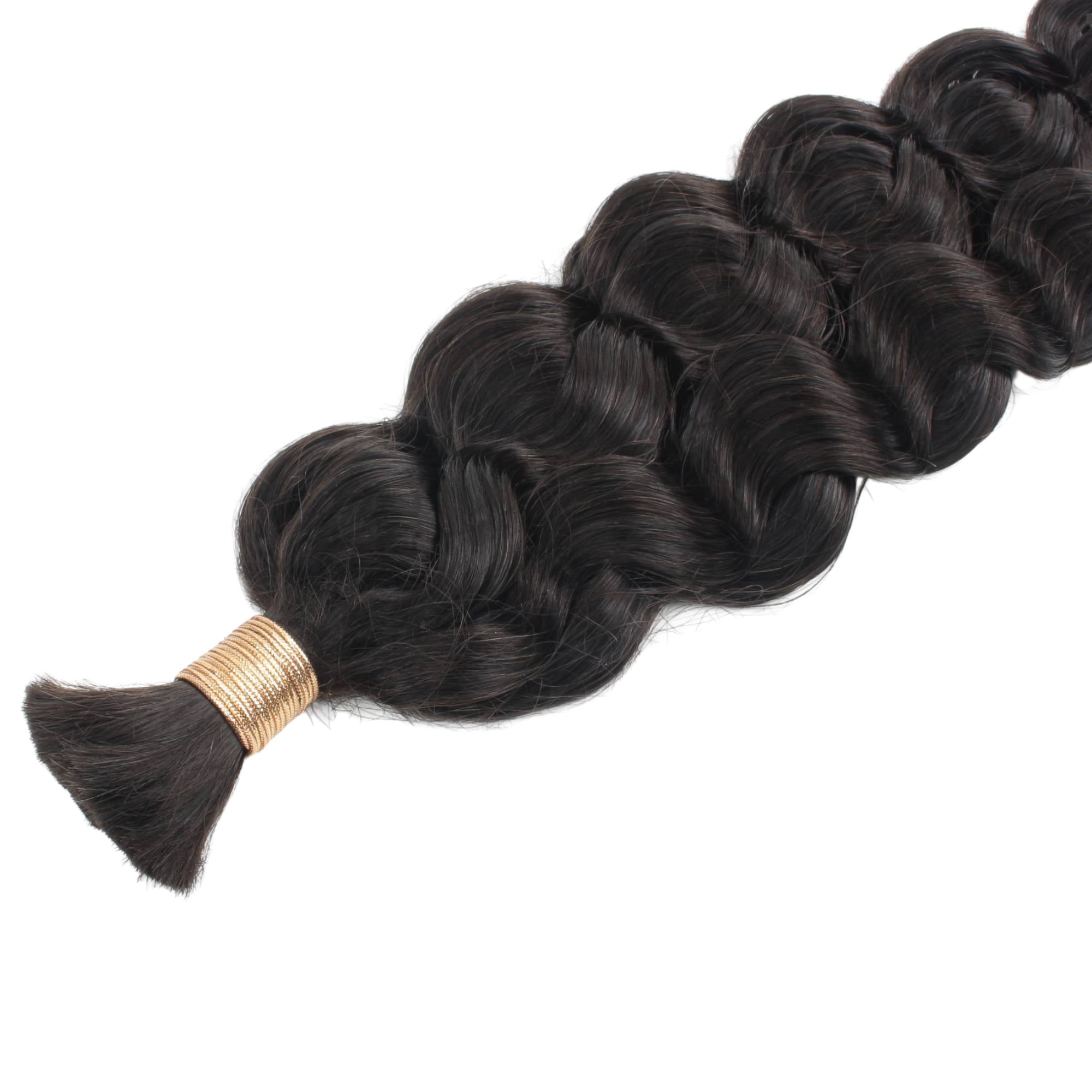 Latin Wave Bulk 100% Human Braiding Hair HookedOnBundles Virgin Hair