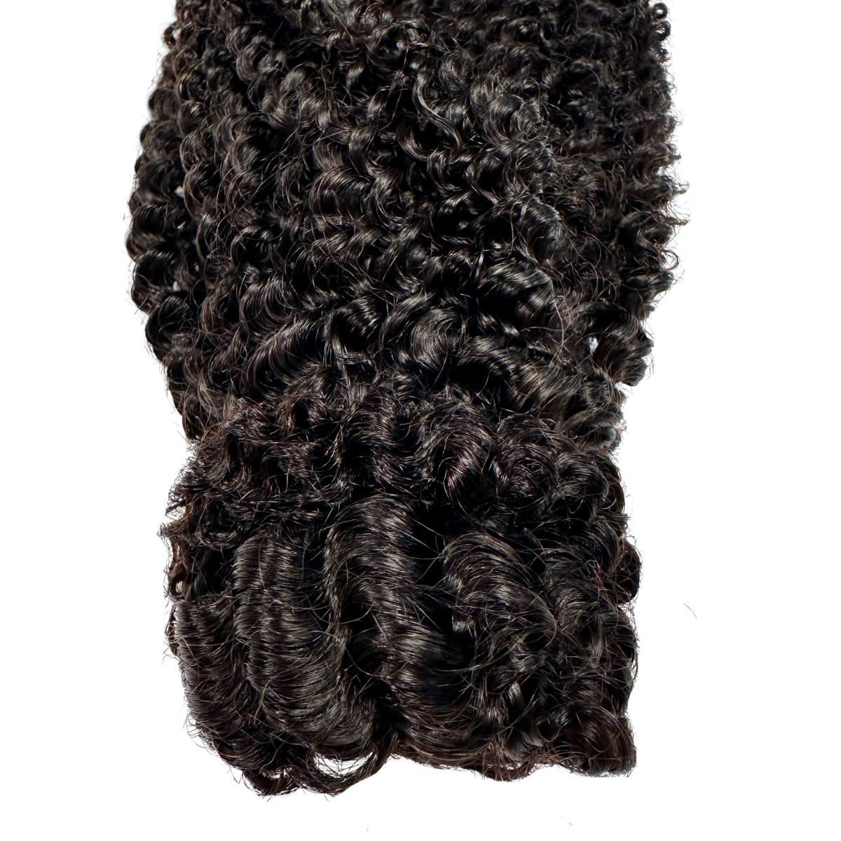 Jerry Curl 100% Human Hair Ponytail Extension - HookedOnBundles Virgin Hair HookedOnBundles Virgin Hair