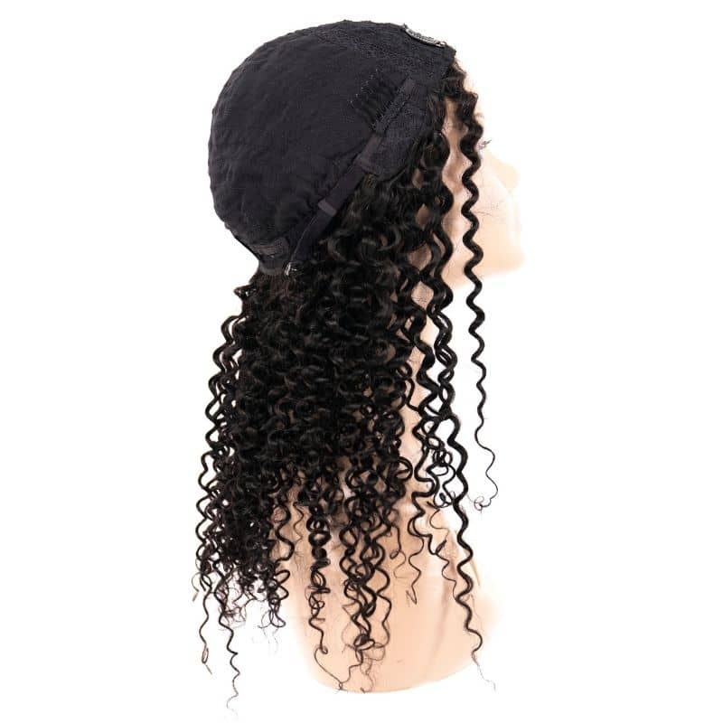 Kinky Curly U Part 100% Human Hair Wig HookedOnBundles Virgin Hair