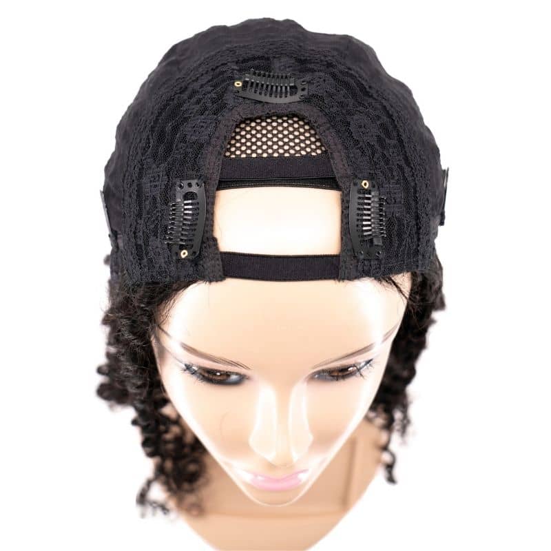 Kinky Curly U Part 100% Human Hair Wig HookedOnBundles Virgin Hair