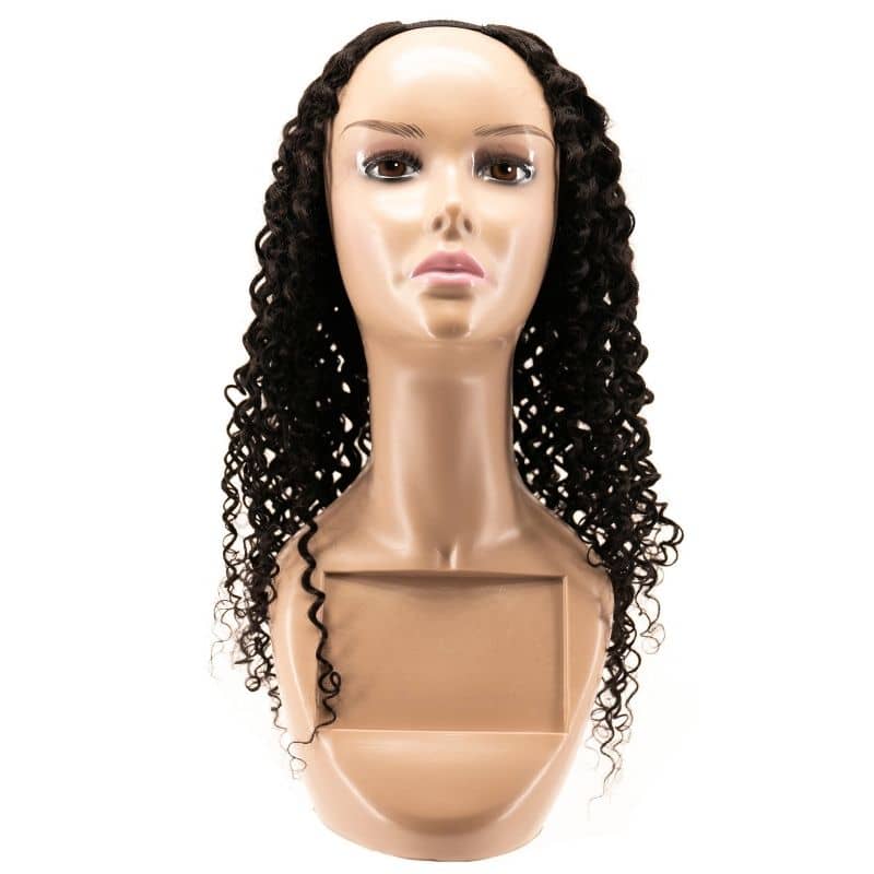 Kinky Curly U Part 100% Human Hair Wig HookedOnBundles Virgin Hair