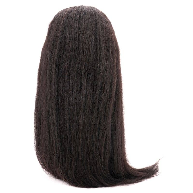 Kinky Straight U Part 100% Human Hair Wig HookedOnBundles Virgin Hair