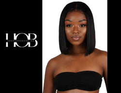 On Trend-Glueless 5x5 Closure Undetectable HD Lace Bob Wig-100% Human Hair - HookedOnBundles Virgin Hair HookedOnBundles Virgin Hair