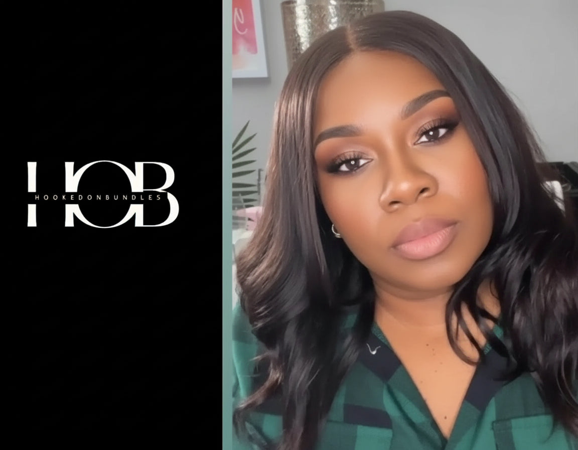 On-Trend Glueless Wig: Loose Body Wave with 5x5 HD Lace Closure- 100% Human Hair - HookedOnBundles Virgin Hair HookedOnBundles Virgin Hair