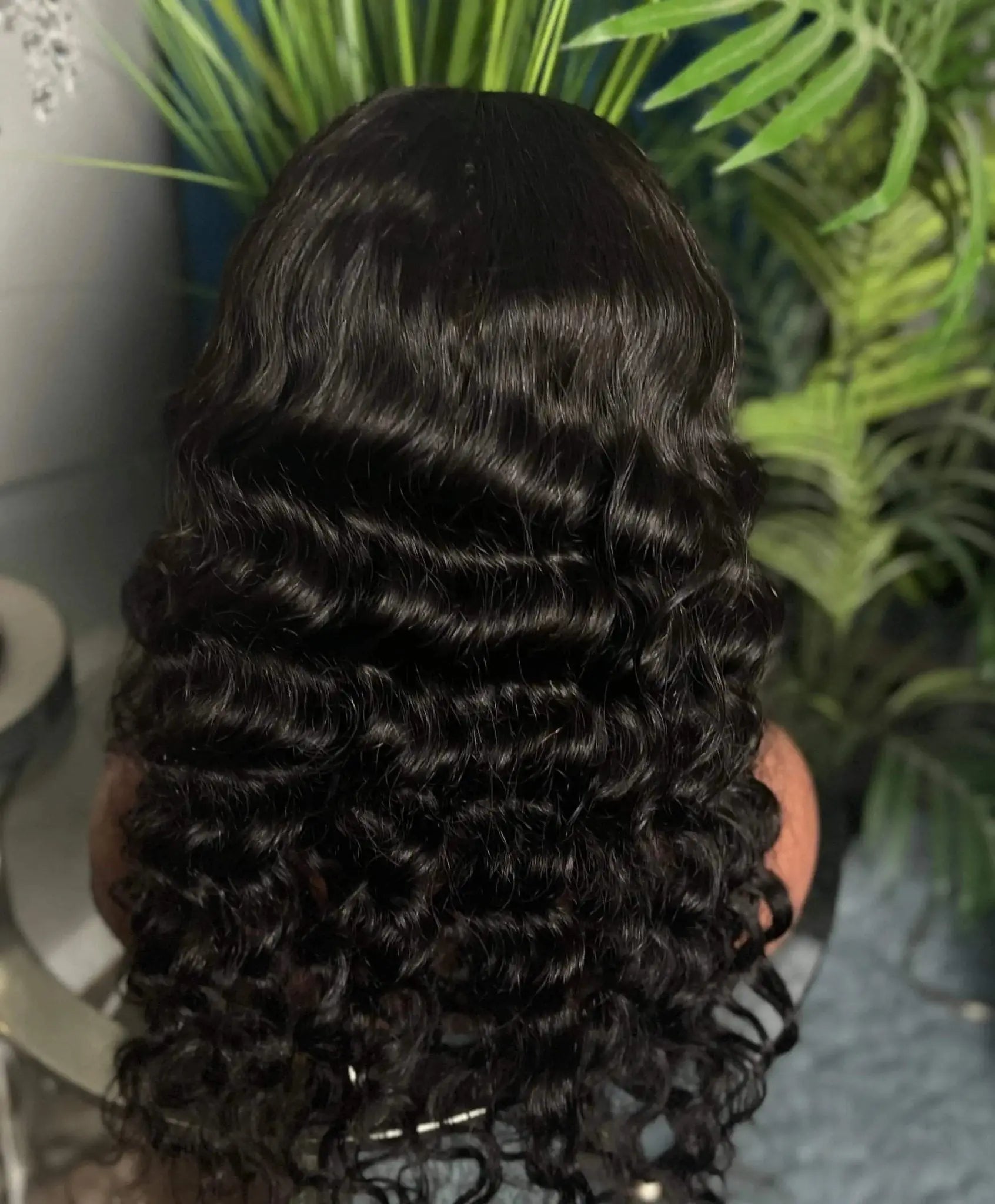 On Trend Glueless Wig Loose Wave with 4x4 Transparent Lace Closure-100% Human Hair - HookedOnBundles Virgin Hair HookedOnBundles Virgin Hair