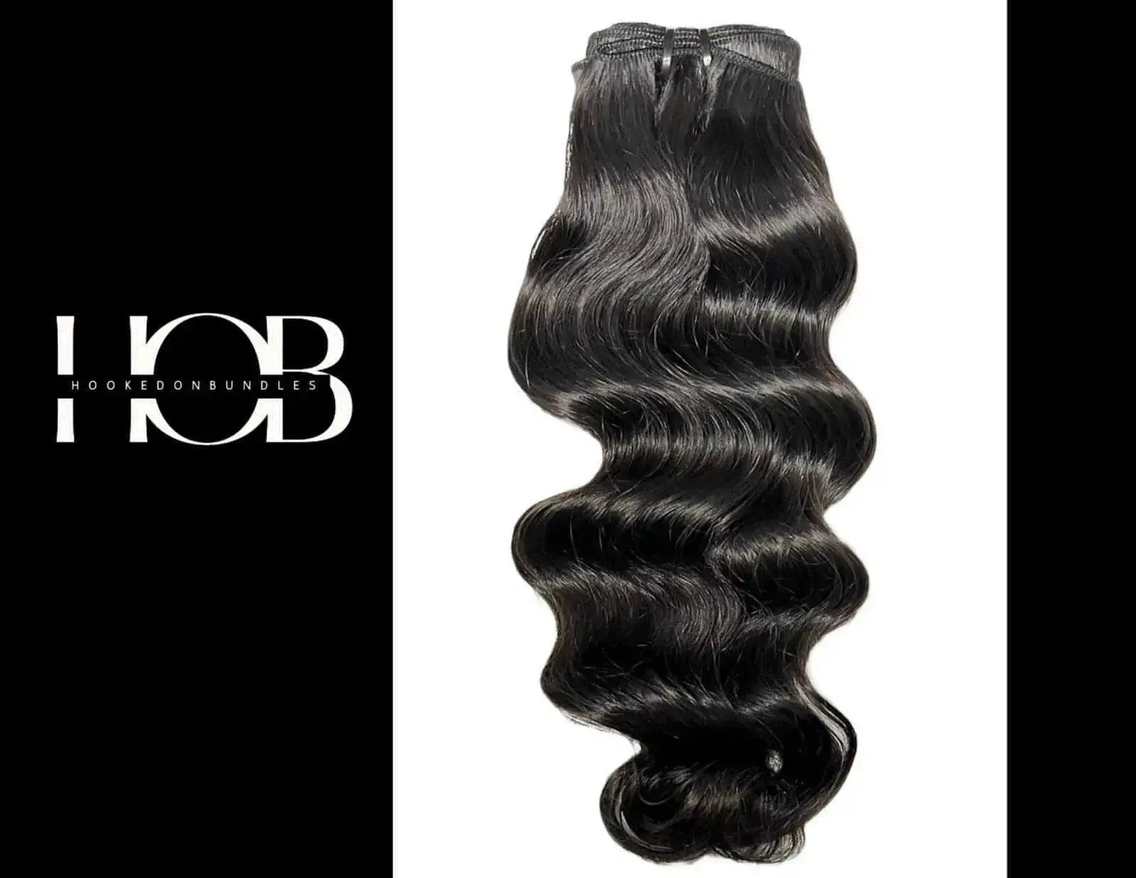 Raw Indian Wavy Human Hair Extensions - HookedOnBundles Virgin Hair HookedOnBundles Virgin Hair