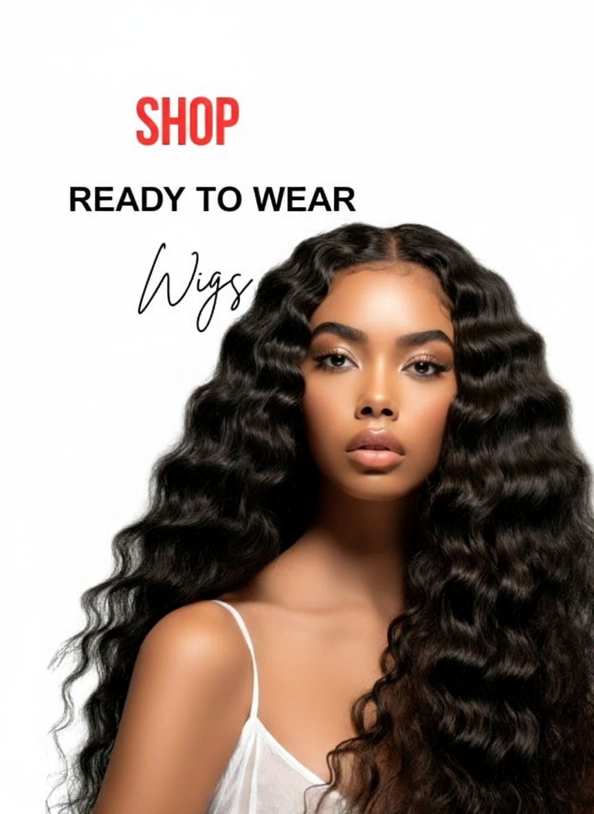 ready to wear lace wig on Black woman – HookedOnBundles Virgin Hair HookedOnBundles Virgin Hair