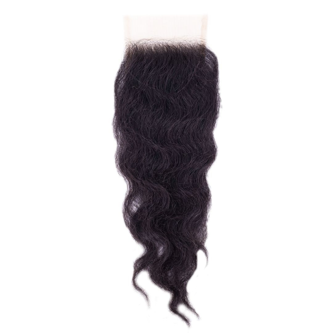 Raw Indian Curly Closure - HookedOnBundles Virgin Hair HookedOnBundles Virgin Hair